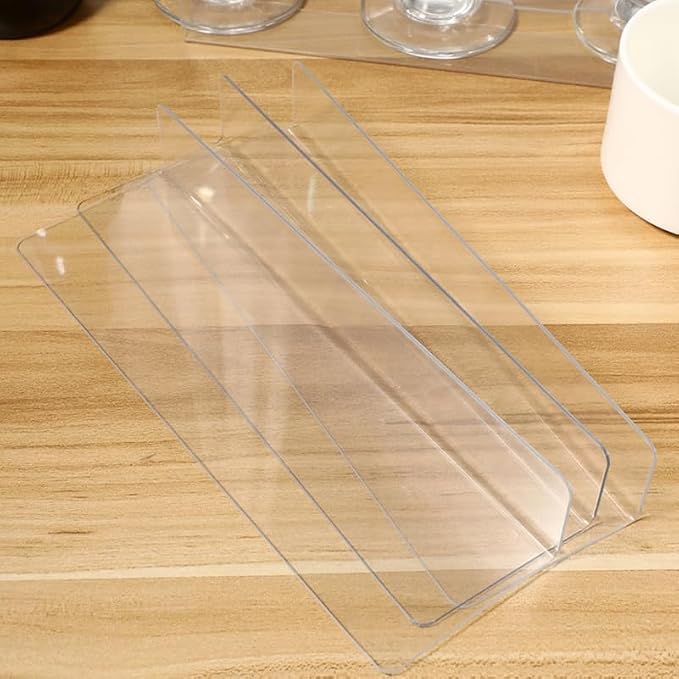 ULTECHNOVO 10-Pack L-Shaped Shelf Dividers 20.00X7.00X3.00cm/7.86X2.75X1