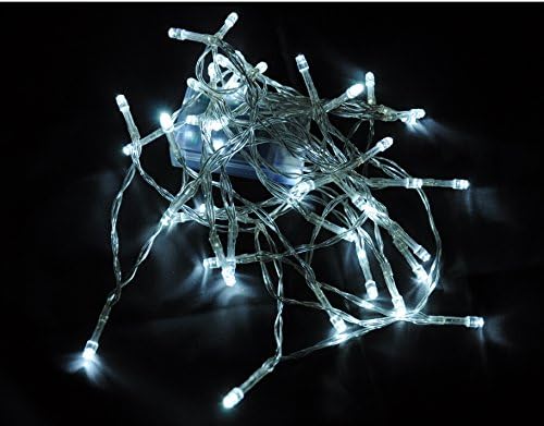 Karlling Battery Operated Christmas Lights, 13ft White Fairy Lights