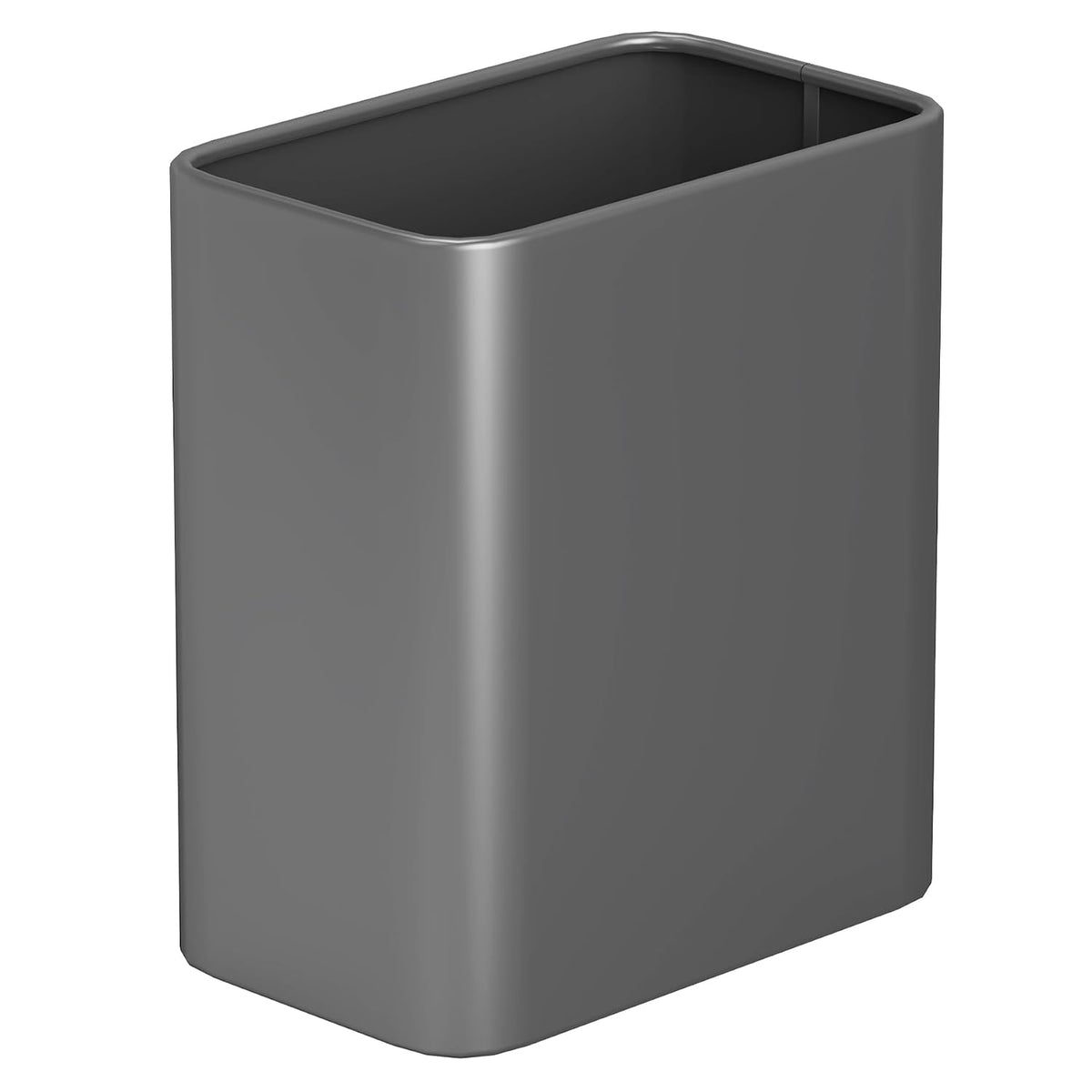 Cesun Small Bathroom Trash Can, 2.1 Gallons, Under Sink Wastebasket, Gray