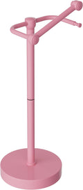 RARXTR Toilet Paper Holder Stand with Heavy Stable Base No Tipping Pink