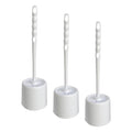 Sparta Toilet Bowl Brush with Caddy, 16 Inch, White (Pack of 3)
