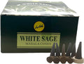 Sreevani Natural Masala Incense Cones and Holder Bundle, 120 Cones Total, White Sage