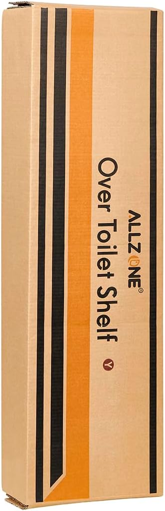ALLZONE Tension Over The Toilet Storage Cabinet, No-Drill, Fits 92-116 in.