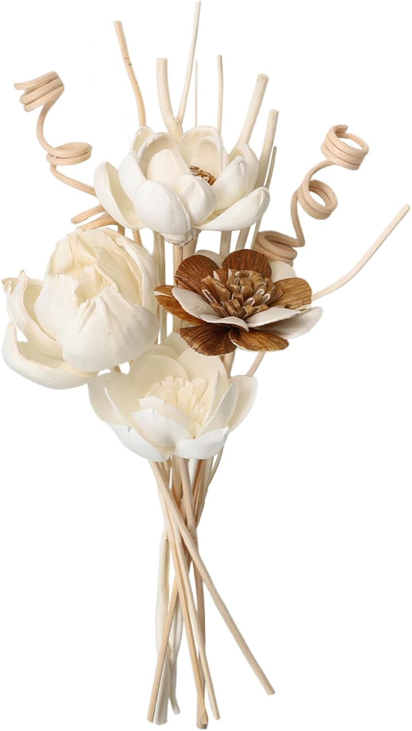 Reed Diffuser Sticks Set of 12 Natural Paper Flower for Home Decor