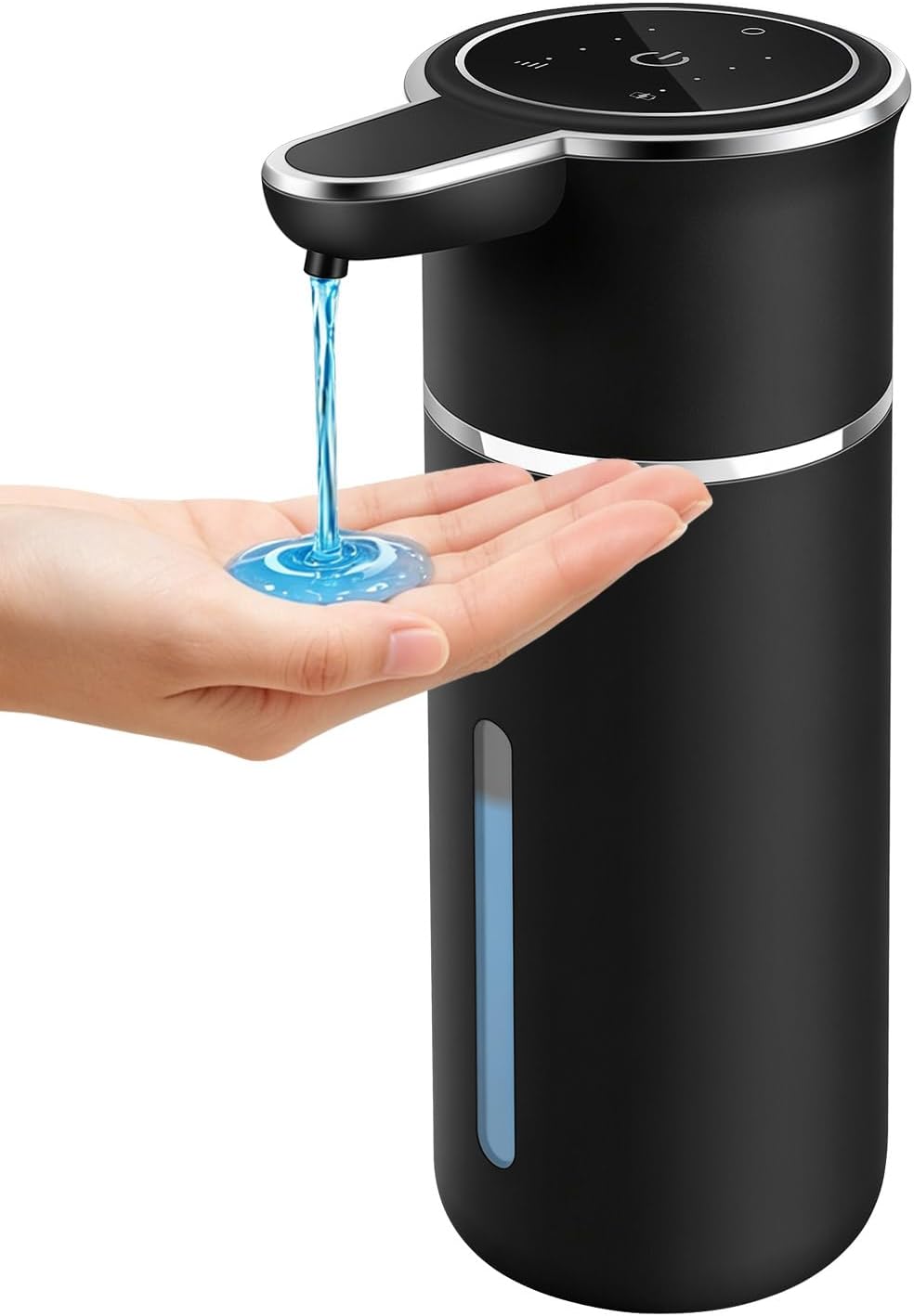 Touchless Automatic Liquid Soap Dispenser, 4-Level Adjustable, Rechargeable