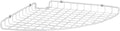 ClosetMaid Corner Shelf Organizer, Wall Mount Hanging Corner Shelves, Durable Steel, White, 8282