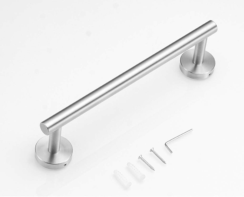 Towel Bar, 12-Inch Hand Towel Holder, Bathroom Accessories SUS304 Stainless Steel Towel Rack, Bath Hardware Brushed Nickel, Wall Mounted
