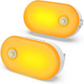 Lyridz Amber Night Light Plug-in with Motion Sensor, 2-Pack