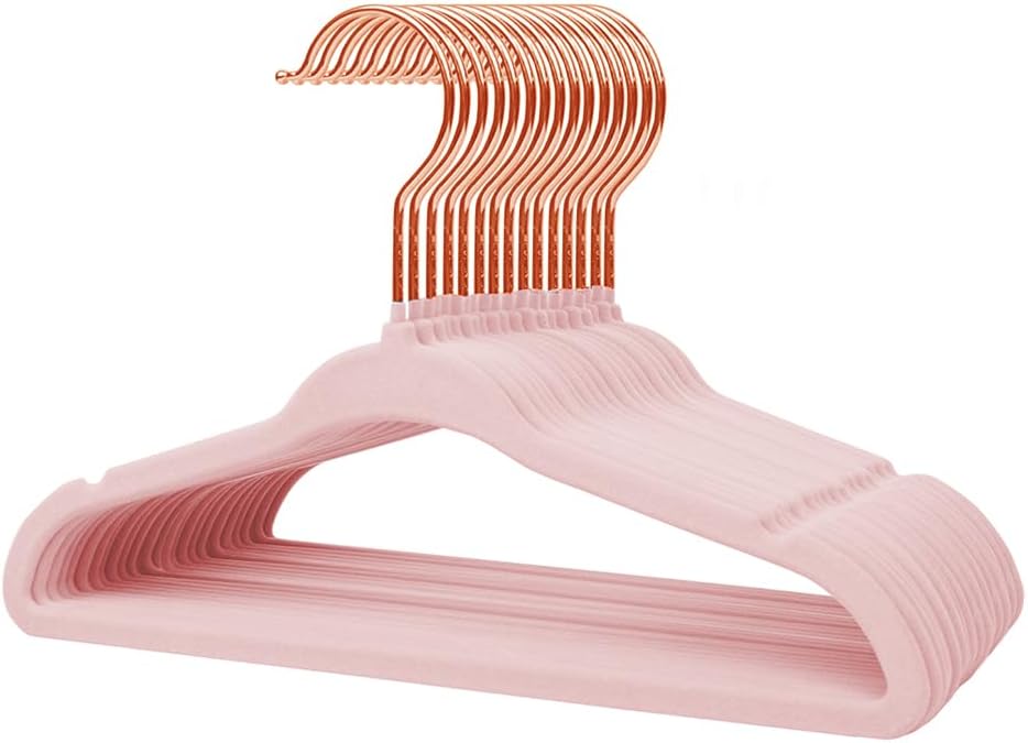 Stormix Baby Velvet Hangers 16 Pack Non-Slip Thin Space Saving