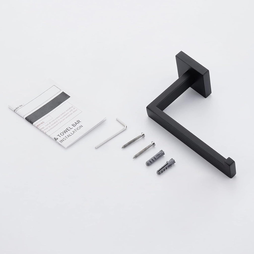 KES Matte Black Toilet Paper Holder Wall Mount Bathroom Toilet Paper Holder