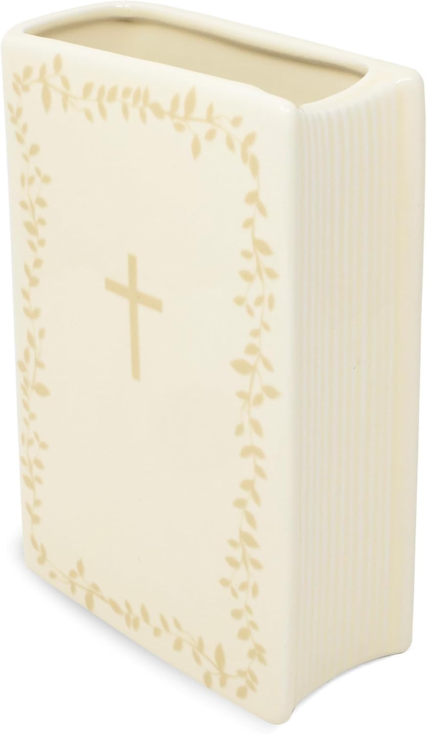 Steel Mill & Co. Ceramic Book-Shaped Vase, The Word