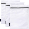 Laundry Bag Reusable Polyester Fine Mesh Laundry Bag | Protect Delicates and Underwear, Tumble Dryer Safe, Works for Laundry and Storage 3PC