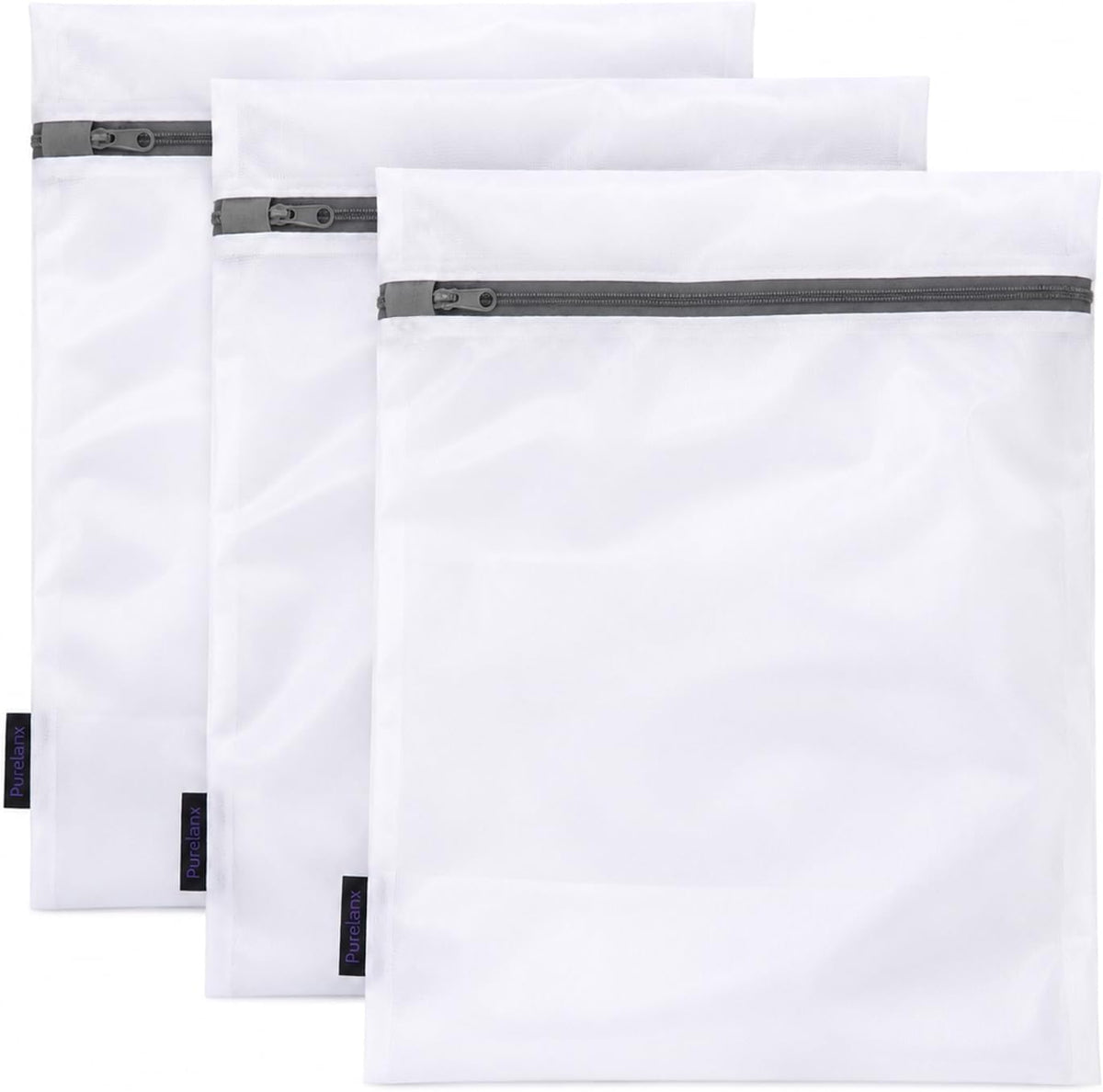 Laundry Bag Reusable Polyester Fine Mesh Laundry Bag | Protect Delicates and Underwear, Tumble Dryer Safe, Works for Laundry and Storage 3PC