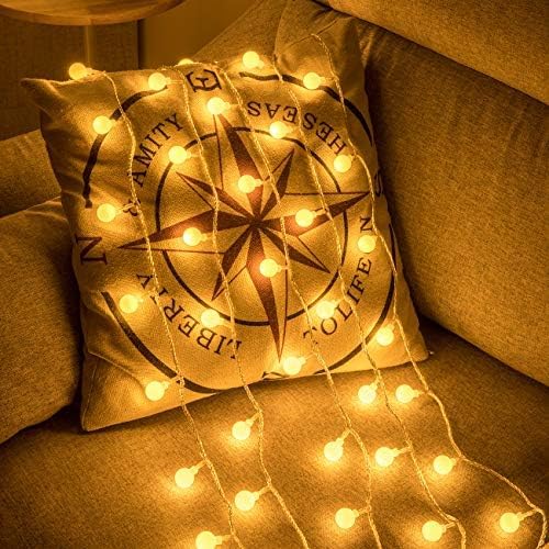 AWQ 200 LED Christmas Fairy String Lights for Xmas Decoration Warm White