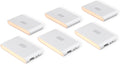 Rechargeable Motion Sensor Magnetic Mount Night Lights, 6 Pack