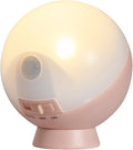 Musashi Night Light Motion Sensor Indoor Portable Light Battery Powered Night Light Sphere Champagne Pink WSL-001SP
