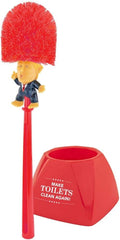 Fairly Odd Novelties Donald Trump Toilet Bowl Brush Make Toilets Clean Again Holder - Perfect Elephant Novelty Gag Political Gift, Red