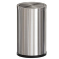 4.8GALStainless Steel Bathroom Trash Can with Lid, Silver Trash Can with Flipping Lid, Garbage cans for Kitchen，Living Room,Dental Office，Hotel,Guest Room(4.7gal-Silver)