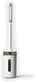 Eversprout Tidy Toilet Bowl Brush and Holder Set, Wall Mount, Under Rim