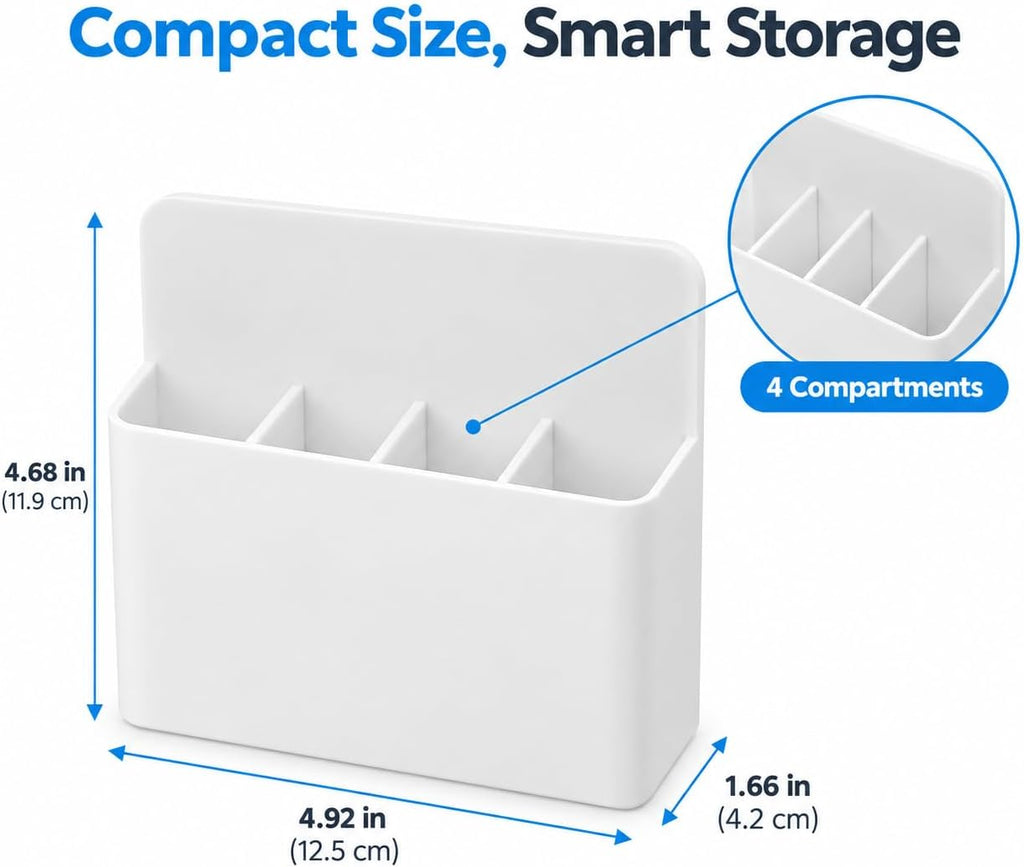 Magnetic Toothbrush & Toothpaste Holder for Cruise Ships, Wall‑Mounted Cruise Bathroom Organizer, Compact Travel Storage, 2025 Cruise Essentials
