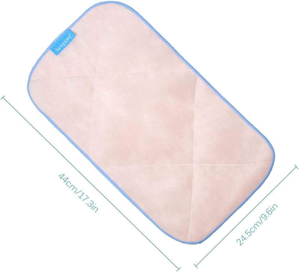 KEEPOW 5 Pack Reusable Microfiber Mop Pads Compatible with MR.SIGA Mop