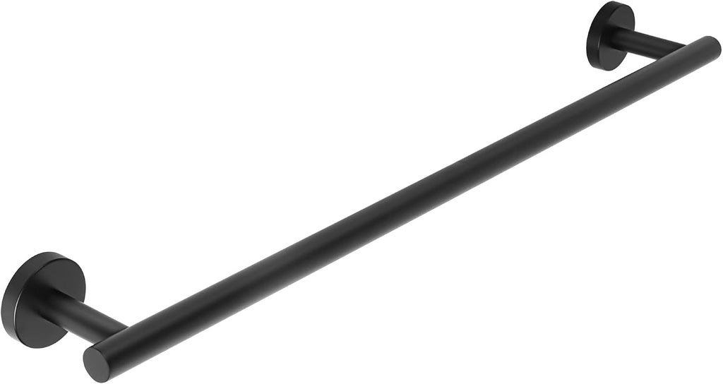 SAYAYO Towel Racks for Bathroom 24 Inch, Matte Black Towel Bar Wall Mounted