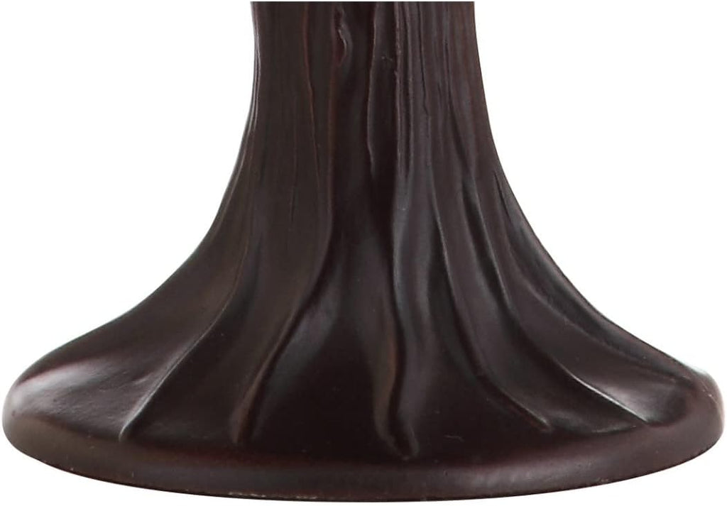 JONATHAN Y Hummingbird Tiffany-Style Table Lamp 12" Stained Glass, Bronze