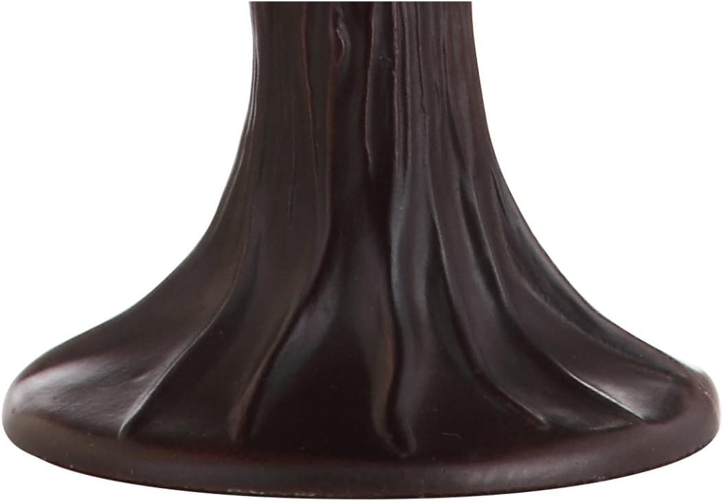 JONATHAN Y Hummingbird Tiffany-Style Table Lamp 12" Stained Glass, Bronze