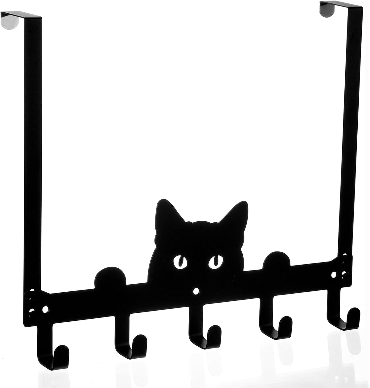 Moxweyeni Halloween Cat Over the Door Hooks Gothic Bathroom Decor