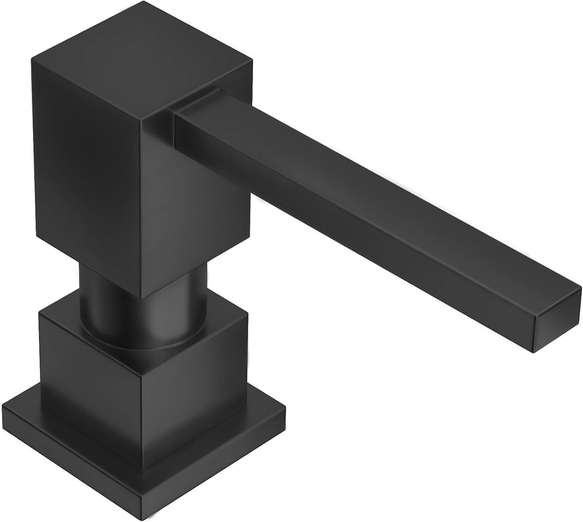 Lava Odoro Soap Dispenser for Kitchen Sink, Black Sink Soap Dispenser Pump