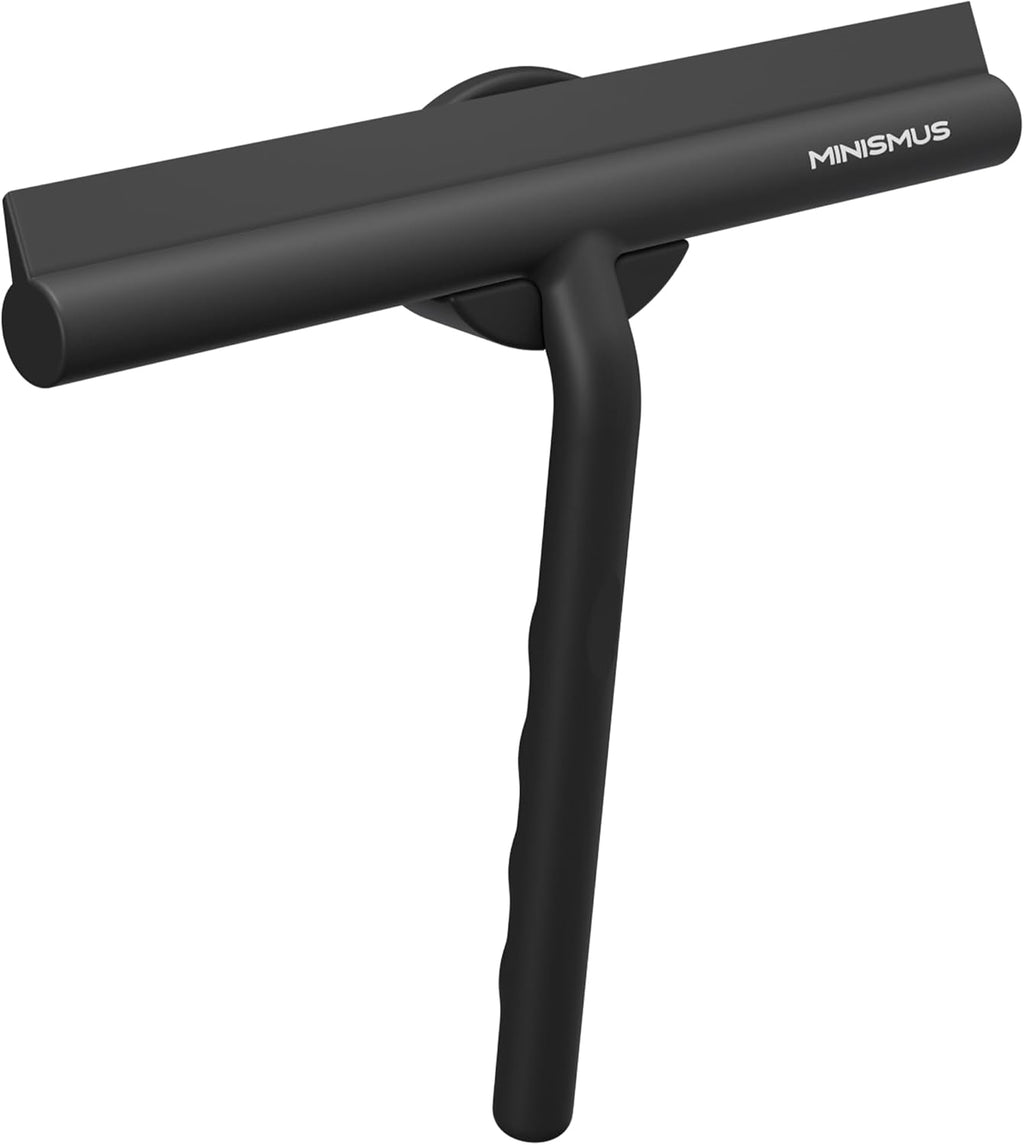 Minismus Silicone Shower Squeegee with Magnetic Mount, Shower Glass Cleaner