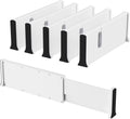 5-Pack Adjustable Drawer Dividers: The Ultimate Clutter-Free Solution