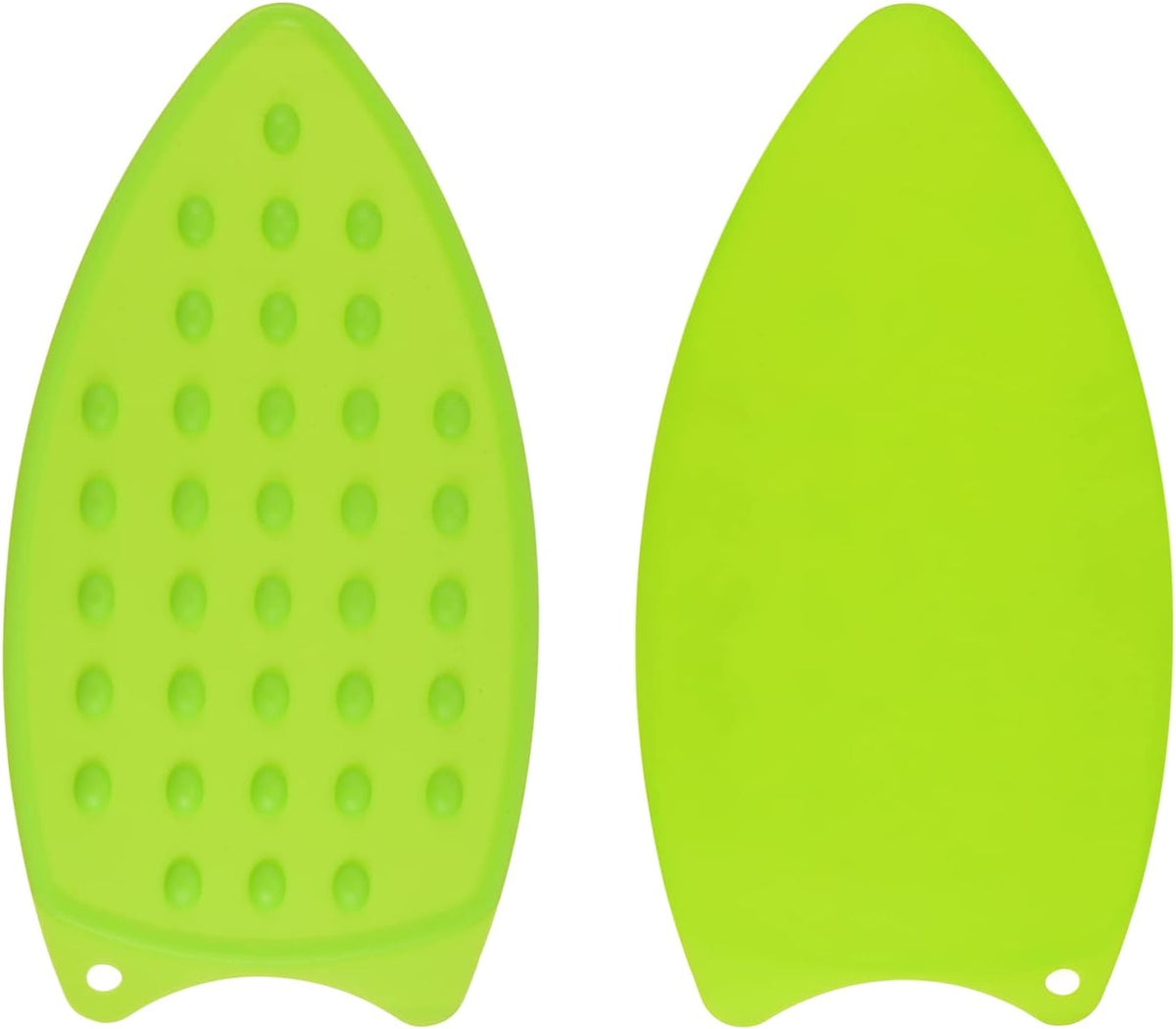 HARFINGTON 2pcs Silicone Iron Rest Pad, Multipurpose Iron Hot Resistant Mat Iron Rest Plate for Ironing Board Hot Heat Resistant Steam Compact Mat, Green