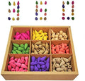 360 PCS Backflow Incense Cones 9 Kinds of Incense Cones for Waterfall Natural Scents for Backflow Incense Burner