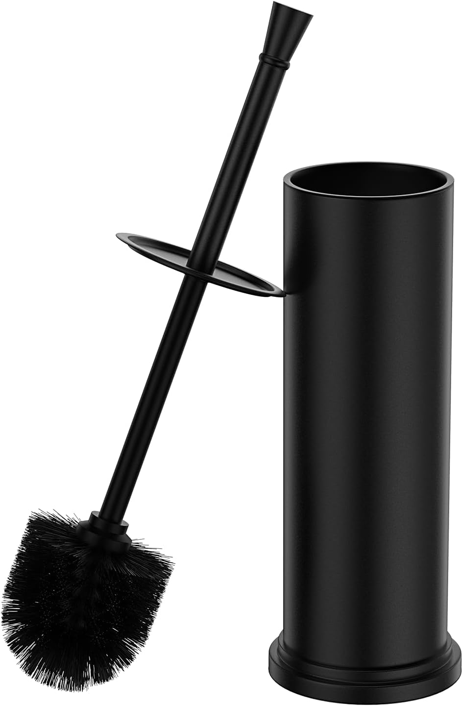 304 Stainless Steel Toilet Brush and Holder Black
