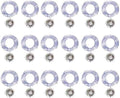 SunKite Fairy String Lights with 3 Flashing Modes, 18 Pcs 20 LED Flickering Waterproof Starry Firefly Lights Battery Operated Copper Wire Lights, DIY Party Wedding Christmas Decor(Cool White)