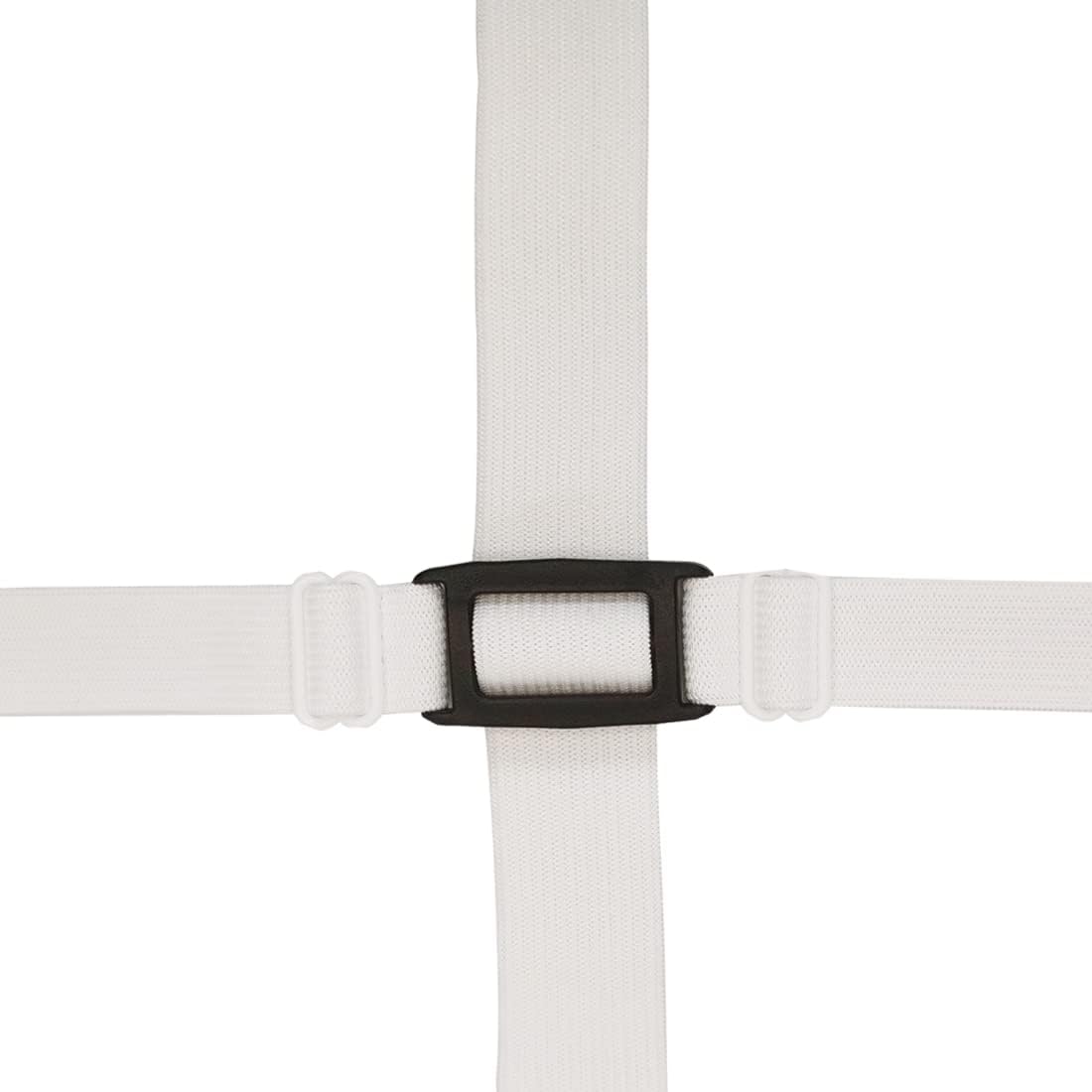 Bed Sheet Straps Adjustable, Mattress Holder,Elastic Bed Sheet Clips with Metal Clip for Bed Sheet, Mattress, Or Sofa(White)