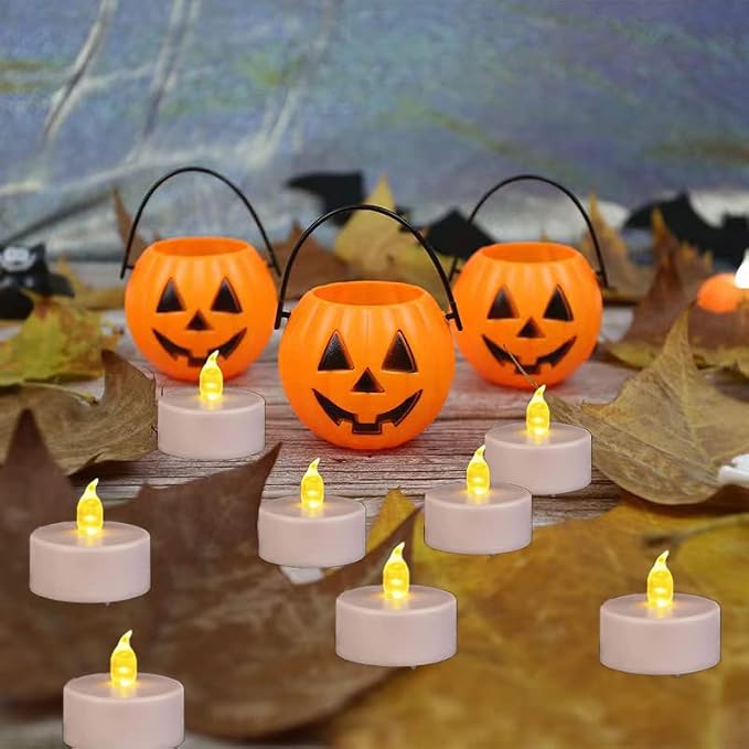 150 Pack Flameless LED Tea Lights Candles Flickering 200+Hours Warm Yellow