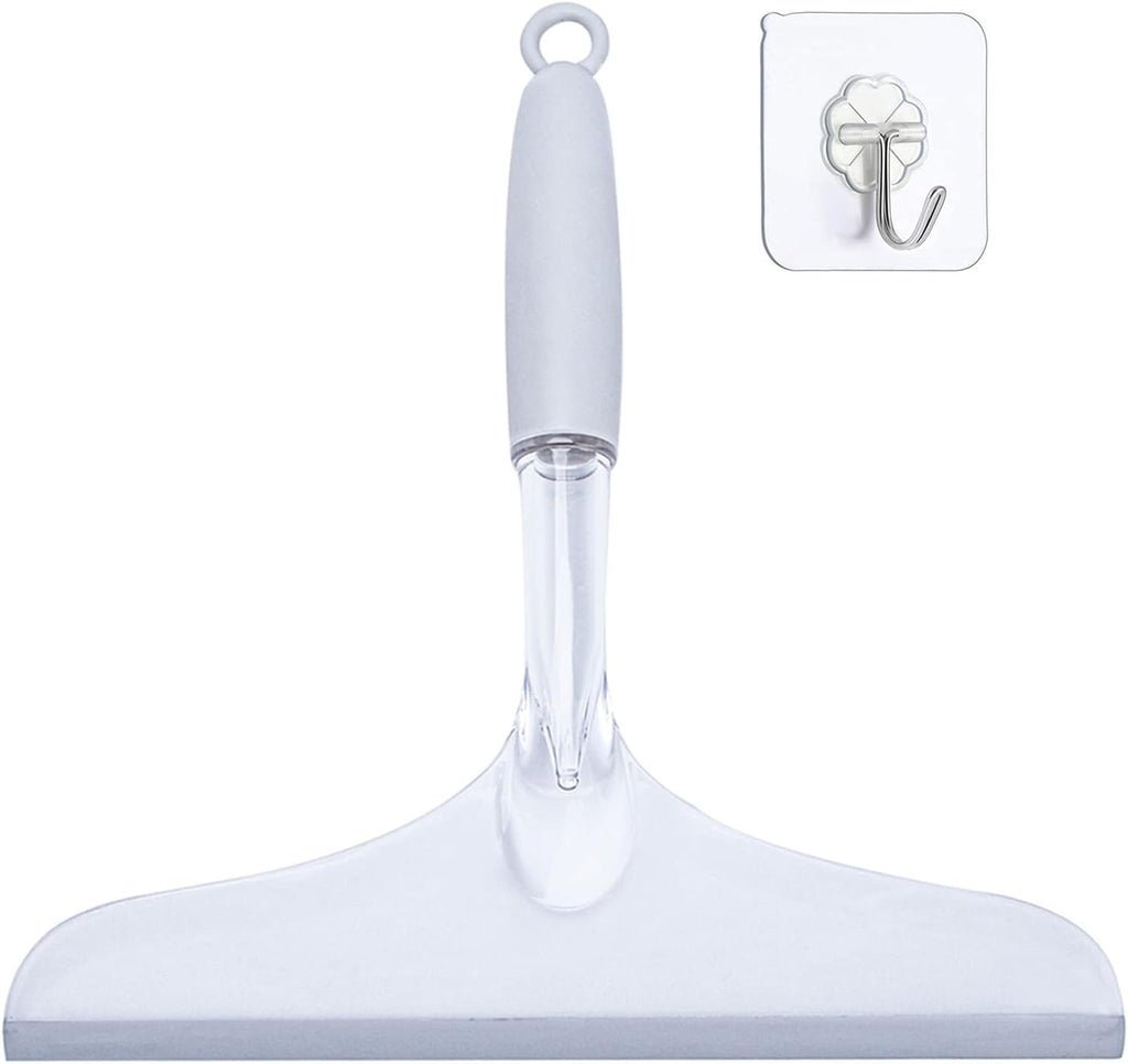 Shower Squeegee for Bathroom Glass Doors, 10'' Window Cleaner Tool