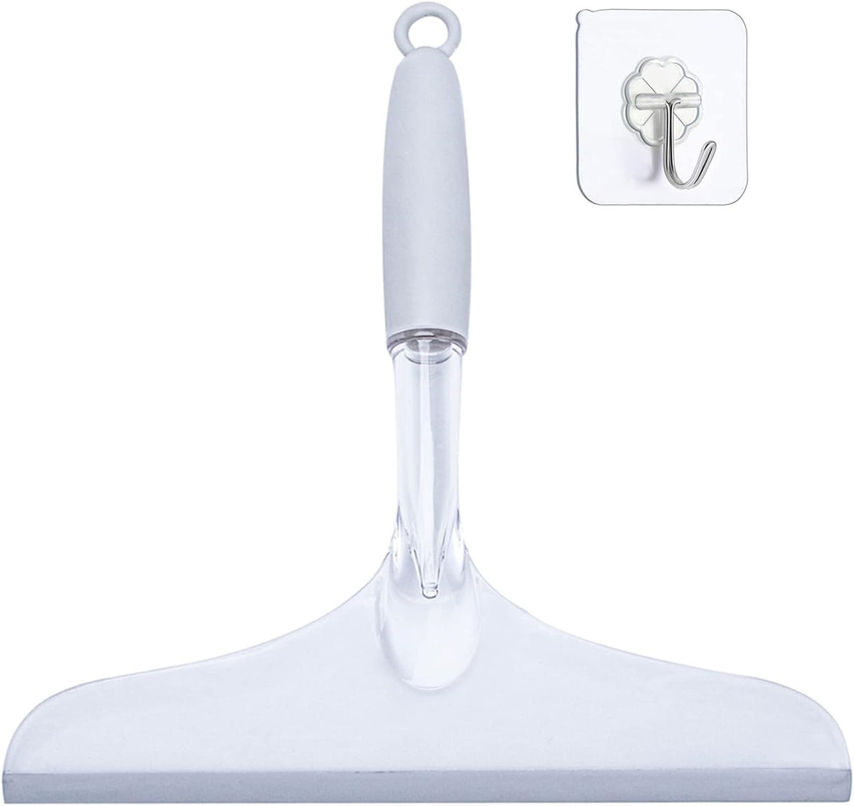 Shower Squeegee for Bathroom Glass Doors, 10'' Window Cleaner Tool