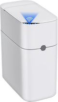 CTIME Touchless Automatic Bathroom Trash Can with Lid for Bathroom