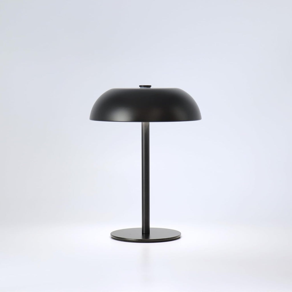 Cordless LED Mushroom Table Lamp, 5200mAh Battery, Dimmable 3 Color, White