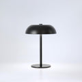 Cordless LED Mushroom Table Lamp, 5200mAh Battery, Dimmable 3 Color, Red
