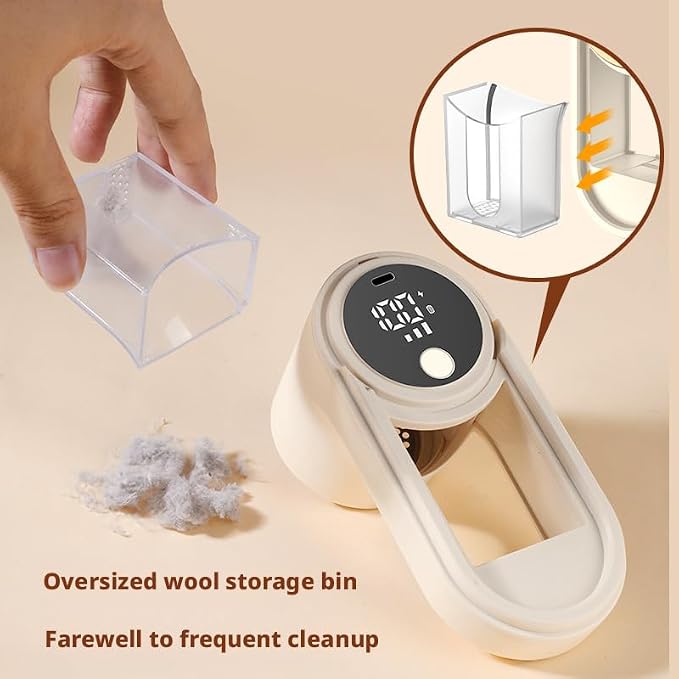 Rechargeable Fabric Shaver (Khaki)