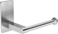 STWWO Toilet Paper Holder Self Adhesive, Extra-Wide Gap, Brushed Nickel