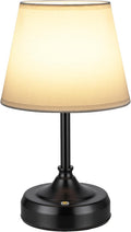 Small Cordless Table Lamp Rechargeable Black