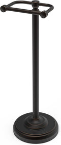 Toilet Paper Holder Stand, Freestanding Toilet Paper Holder,Farmhouse Post Pivoting Toilet Paper Stand with Stable Weighted Base,Stainless Steel Tissue Roll Holder Stand for Bathroom,Oil Rubbed Bronze