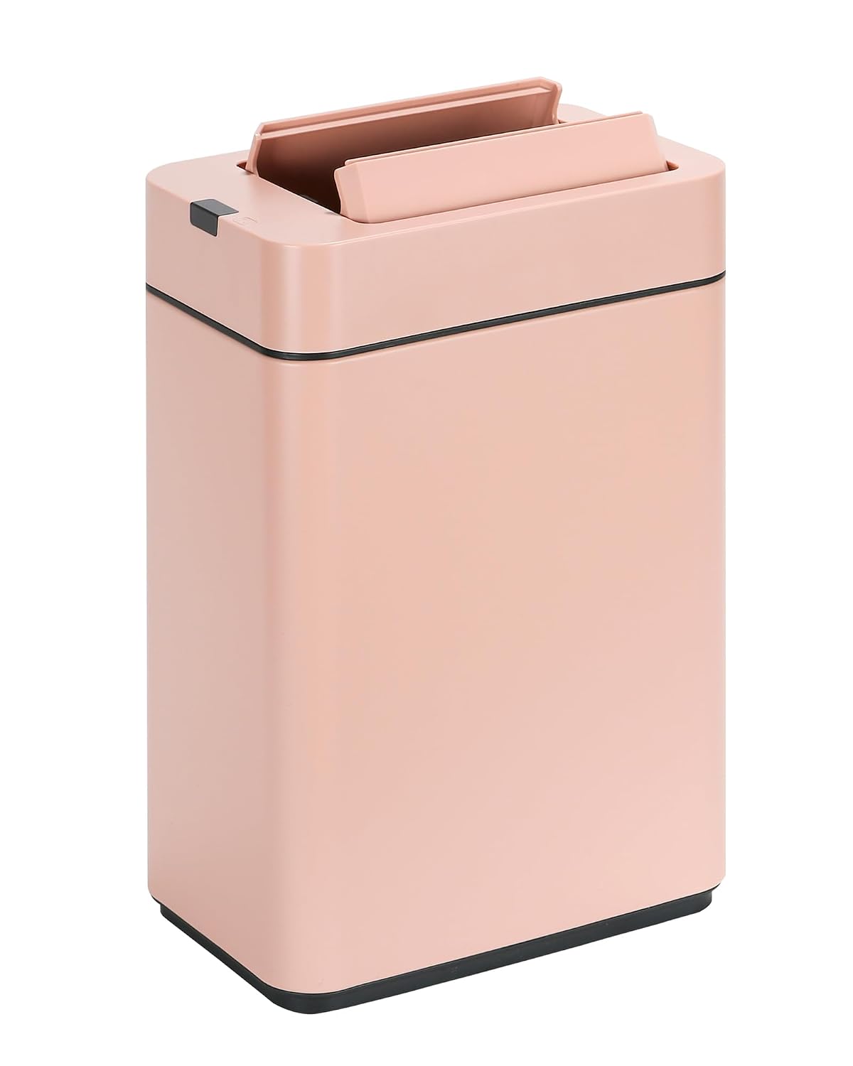 ELPHECO Slim Bathroom Trash Can with Lid 2.6 Gallon Smart Trash Can Pink