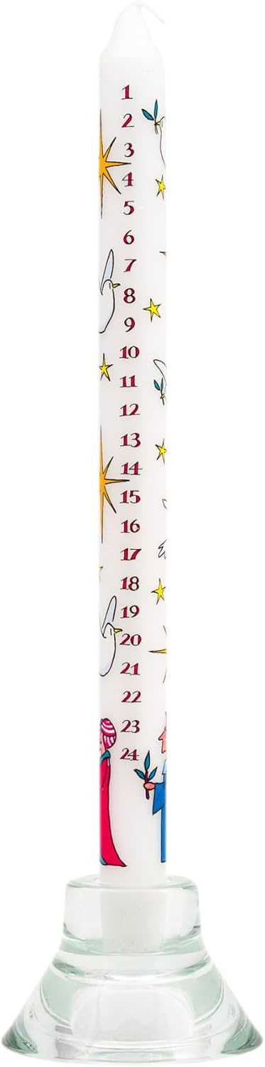 Alison Gardiner Three Wise Men Advent Taper Candle, 10hr Burn, Unscented