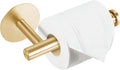 Yagoo Adhesive Toilet Paper Holder, Rustproof Toilet Roll Holder(1, Gold)